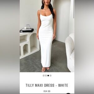 That’s so fetch White maxi dress size 2